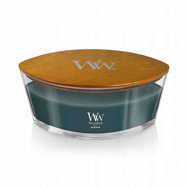 WoodWick vonná svíčka s dřevěným knotem Elipsa Antiquarium 453,6 g