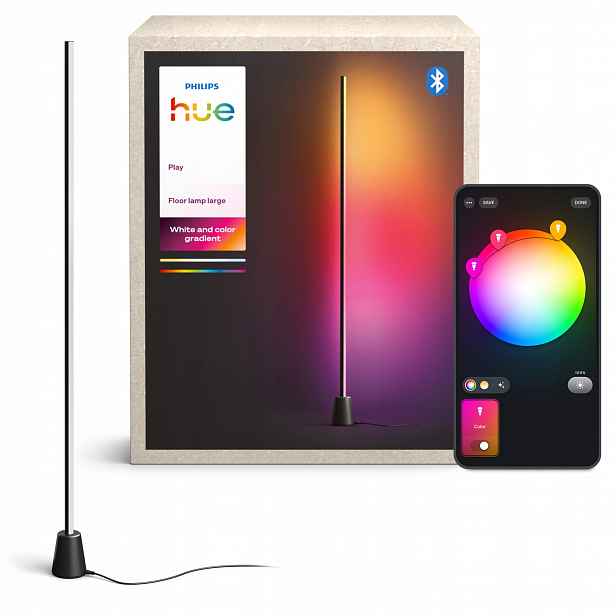 Led podlahová lampa Gradient 1040lm Rgb 135 cm Smart Play Floor Philips Hue