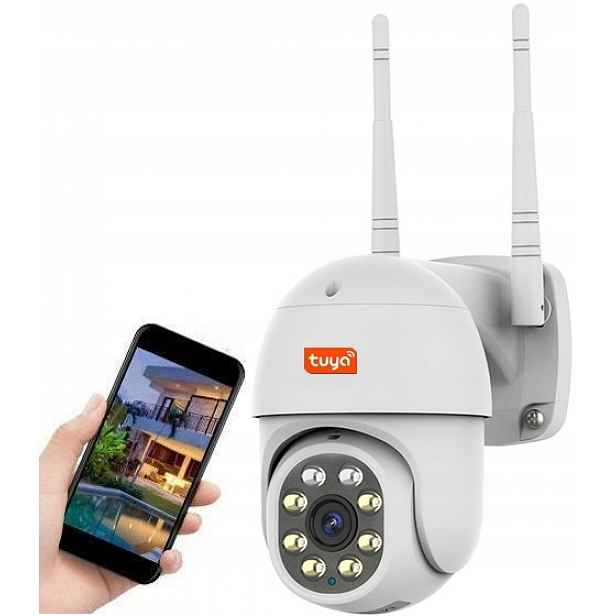 Venkovní Otočná Kamera Ip Wifi Full Hd 4 Mpx Tuya