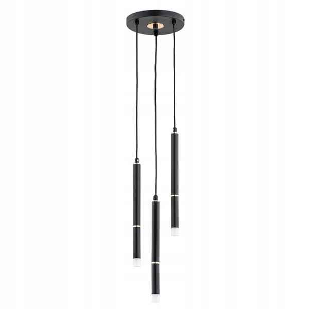 Závěsná lampa Alfa Derany 3xG9 Černá/Zlatá Kovová Moderní