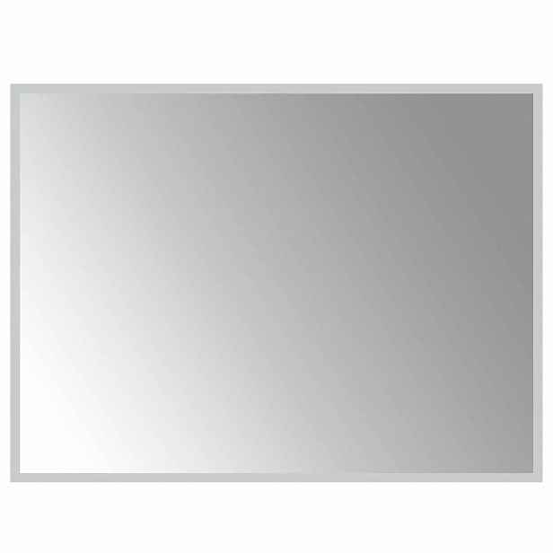 vidaXL LED koupelnové zrcadlo Transparentní 80 x 60 cm tvrzené sklo