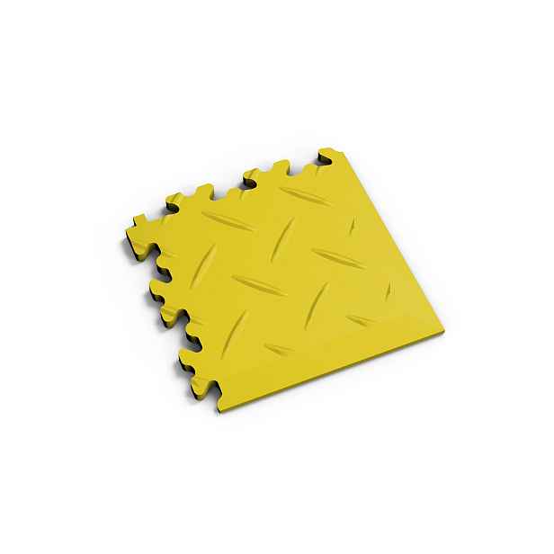 Dlaždice rohová Fortelock Machine industry diamant YELLOW