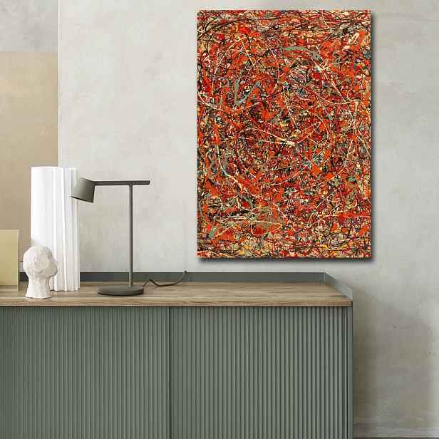 Hanah Home Obraz THE FURY od J. POLLOCKA 100x70 cm