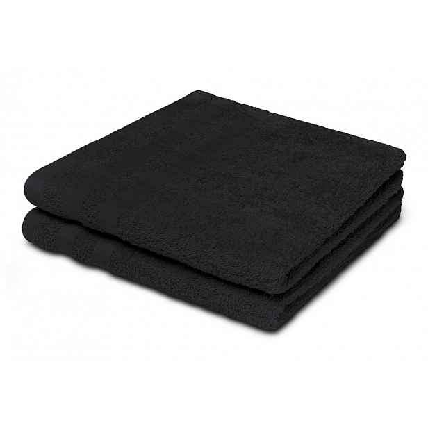 Ručník pro hosty Miami 30x50 cm, černý