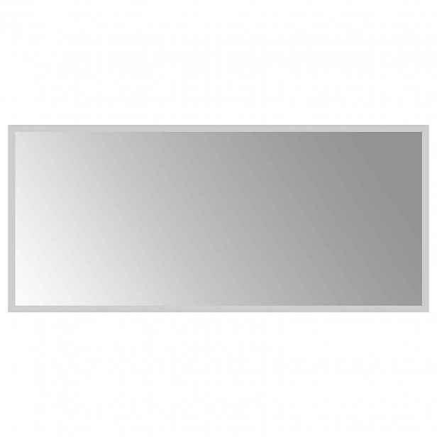 vidaXL LED koupelnové zrcadlo Transparentní 90 x 40 cm tvrzené sklo