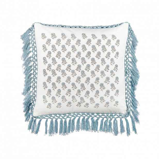 Beliani DEKORATIVNÍ POLŠTÁŘ Bílý 45/45 cm Pallida