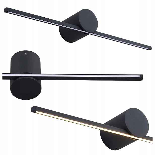 Nástěnná Lampa Modern Slim 40 CM Černá Led 3000K Stylový Light Prestige