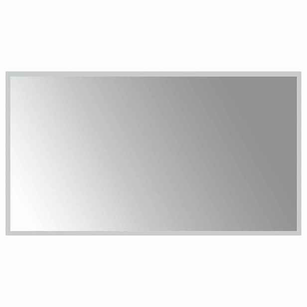 vidaXL LED koupelnové zrcadlo Transparentní 90 x 50 cm tvrzené sklo