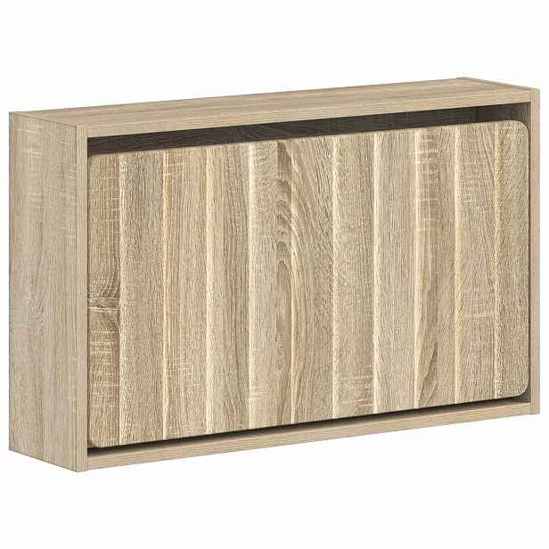 vidaXL Nástěnná skříň na boty ZWOLLE 71 x 17 x 43 cm Kompozitní dřevo