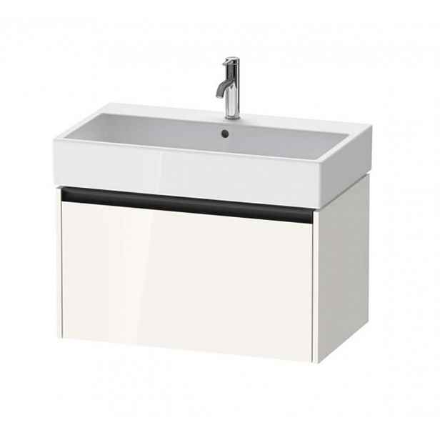 Duravit Ketho.2 - Umyvadlová skříňka 44x78x46 cm, 1 zásuvka, lesklá bílá K25077022220000
