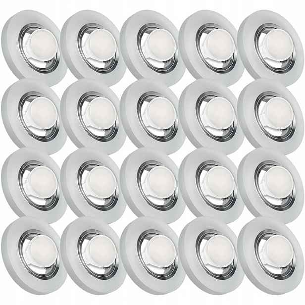 20X Skleněná Zapuštěná Lampička S Velmi Silným Sklo 5W Led Žárovka