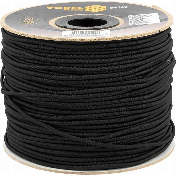 Elastická Pletená Šňůra 4 MM 200 M Vorel 69549