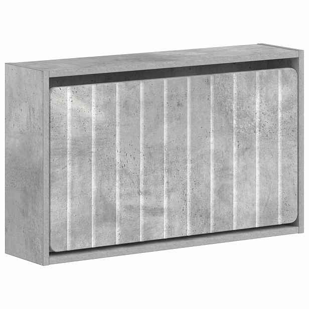 vidaXL Nástěnná skříň na boty ZWOLLE 71 x 17 x 43 cm Kompozitní dřevo