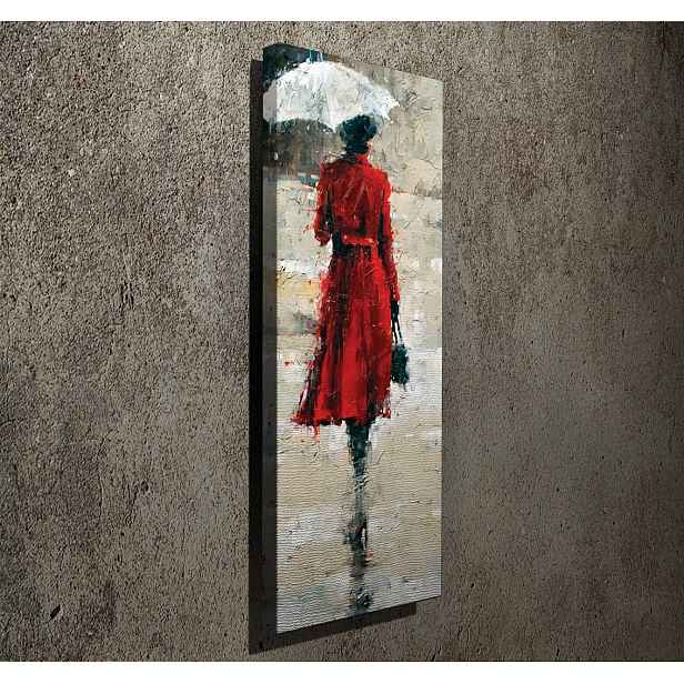 Hanah Home Obraz Woman In Red 30x80 cm