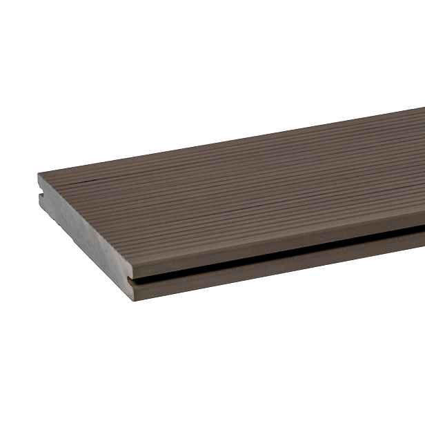 Prkno terasové Twinson MASSIVE PRO dub hnědá antika 20×140×6 000 mm