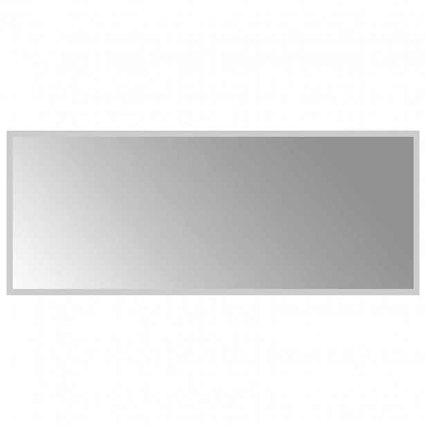 vidaXL LED koupelnové zrcadlo Transparentní 100 x 40 cm tvrzené sklo