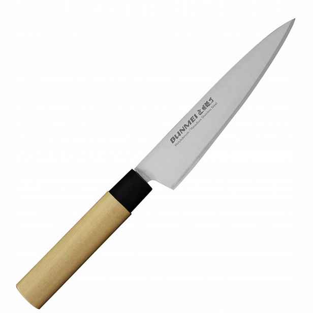 Bunmei Japonský ostrý Nůž Univerzální pro ovoce 56-57 Hrc 15 cm
