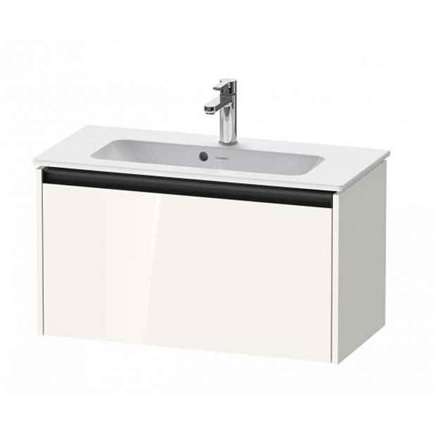 Duravit Ketho.2 - Umyvadlová skříňka 44x81x39 cm, 1 zásuvka, lesklá bílá K25056022220000