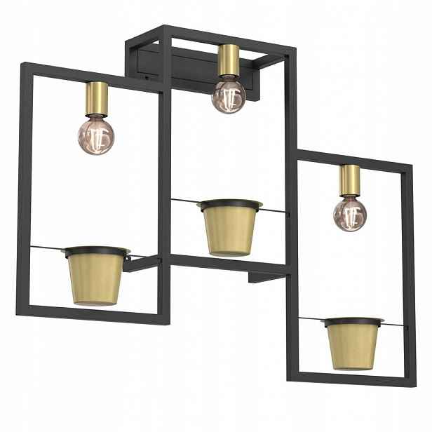 Nástěnná lampa se třemi květináči Flores 5367 Luminex