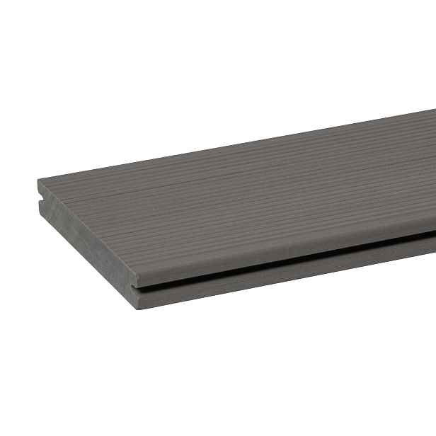Prkno terasové Twinson MASSIVE PRO dub kouřově šedý 20×140×6 000 mm