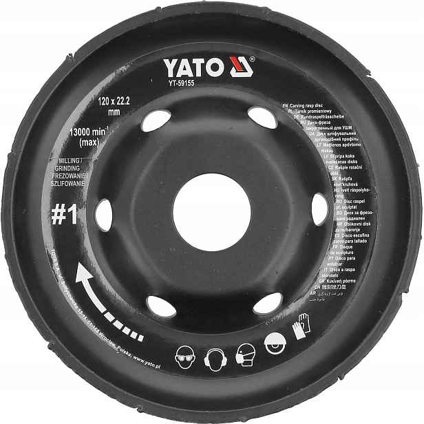 Radiální Tarník 120 Č.1 Yato YT-59155