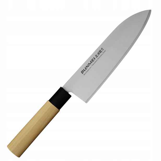 Bunmei Japonský ostrý Nůž na Zeleniny 56-57 Hrc 18 cm