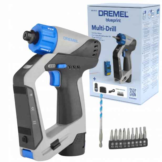 Aku Vrtačka 3V1 Li-ion 12V 2AH Dremel Blueprint DD12V-S1 F013DD12JA
