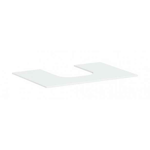 Deska pod umyvadlo Hansgrohe Xevolos E 78x1x55 cm bílá matná 54208700