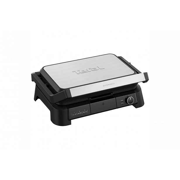 Kontaktní gril Tefal SuperGrill XL 3v1 GC520DE0 Nerezový/Černý