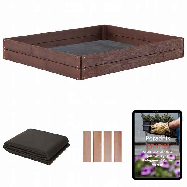 Krabice na zeleninu dřevěná Zeleninový Záhon 140x80 Sleva Bylinkový Záhon Průvodce