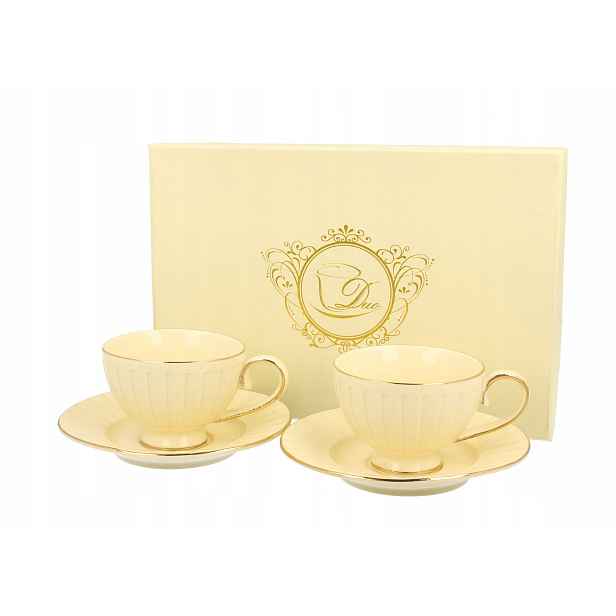 Šálek šálek Pl Kpl 2 šálků Espresso Nina krémový 5,3x7,4x7,4