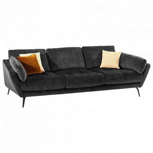 W.Schillig MEGA POHOVKA, textil, tmavě šedá - Velké pohovky - 000137009405