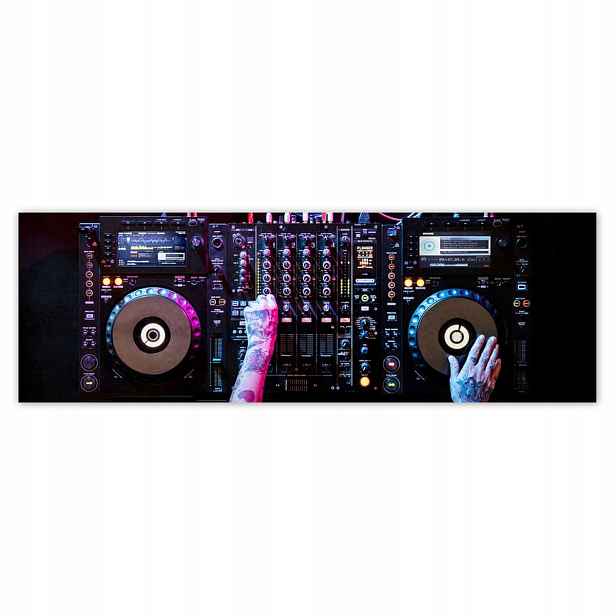 Plakáty 200x66 Dj hrající hudbu Party