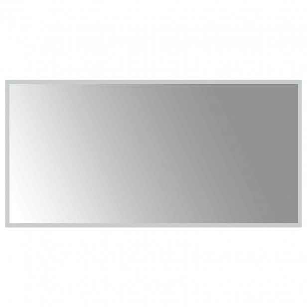 vidaXL LED koupelnové zrcadlo Transparentní 100 x 50 cm tvrzené sklo