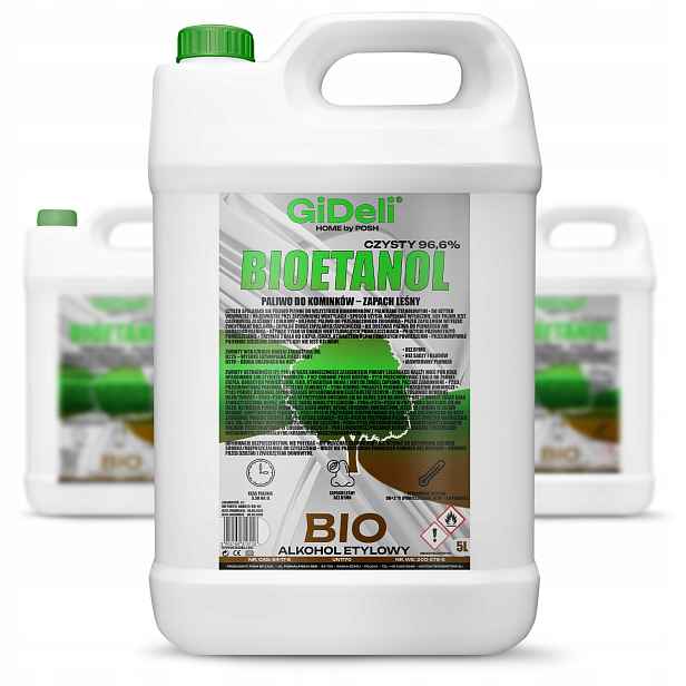 Bioetanol do krbu 3x 5L lesní vůně biopalivo