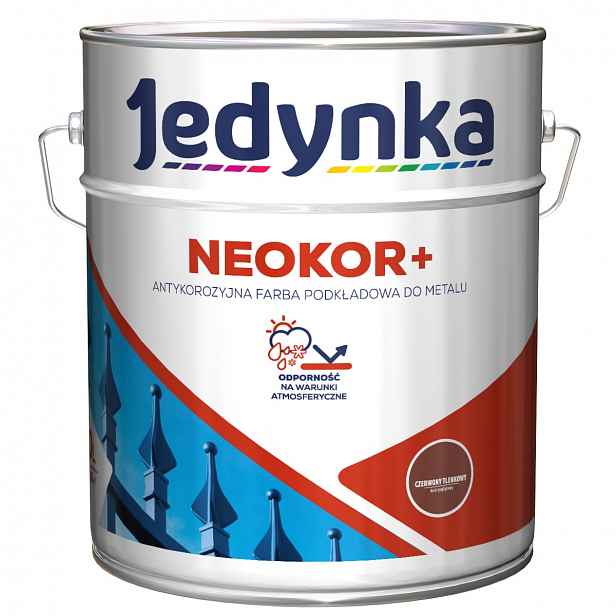Jedynka Neokor+ 10 L Červená Oxidová Protikorozní Barva Podkladová Na Kov