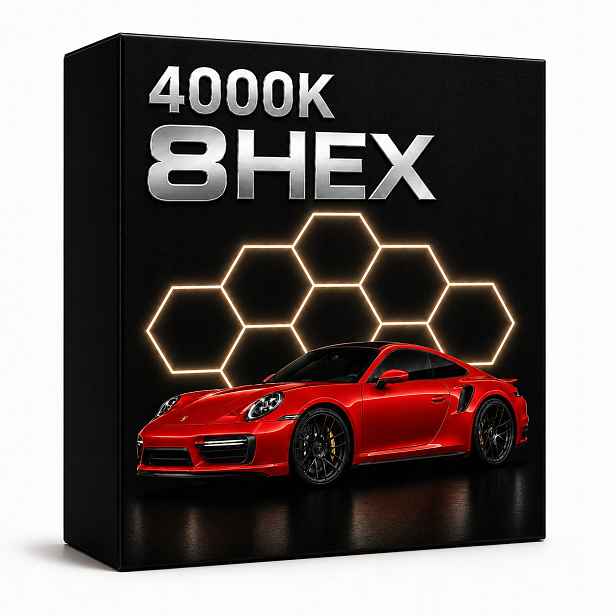 Led lampa Hexagon HEX8 4000K 245W garáž bílé stropní Led světlo