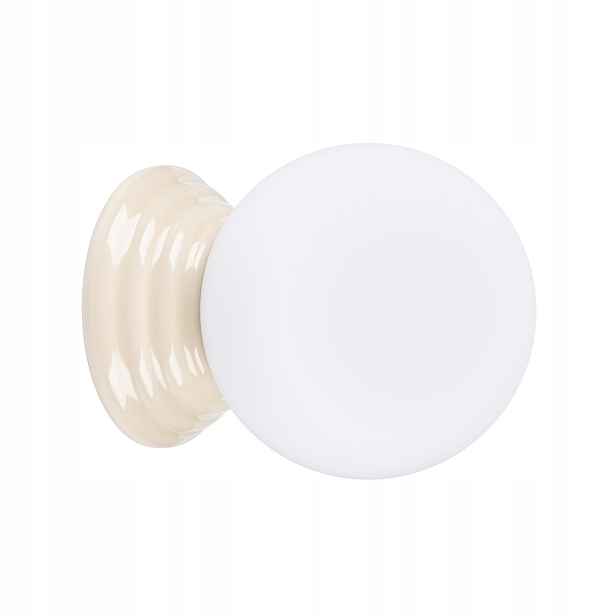 Sollux Lighting Nástěnné svítidlo Zori IP44 Béžové keramické 1xG9