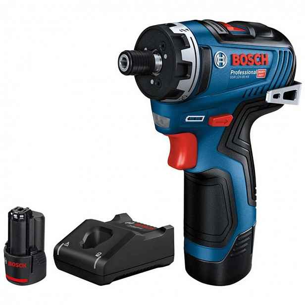 Bosch - 12V AKU šroubovák, 2x aku 3,0 Ah Li-Ion, nabíječka 06019J9101