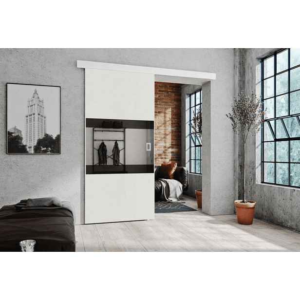 KIER Posuvné dveře LUMBA | 80 cm Barva: Bílá
