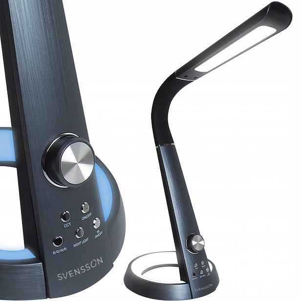Stolní Lampa Na Stůl Noční Led Nastavitelná Svensson Premium