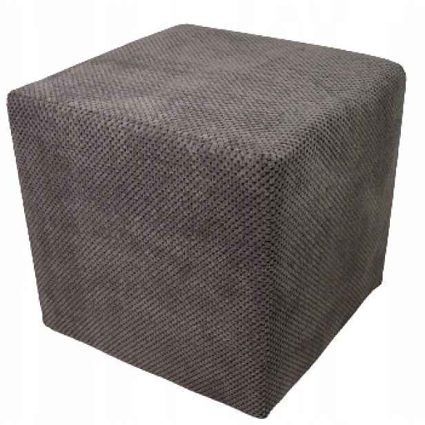 Taburet čtvercová 40x40x40 Zefir Dot velurové barvy