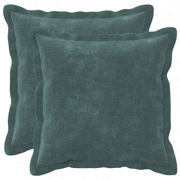 vidaXL Povlak na polštář 2 pcs HOUTEN Mořsky modrá 40 x 40 cm
