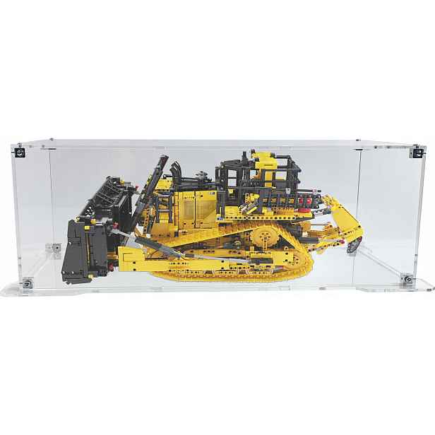 Vitrína s podstavcem pro stavebnici Lego 42131 Technic buldozer Cat D11