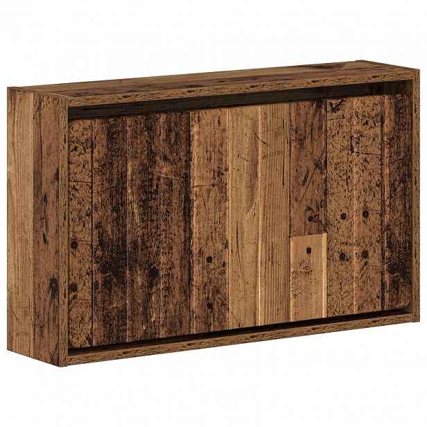 vidaXL Nástěnná skříň na boty ZWOLLE 71 x 17 x 43 cm Kompozitní dřevo