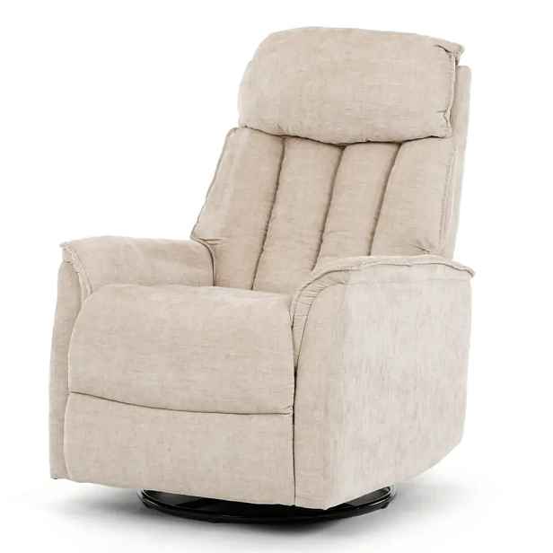 Autronic Polohovací otočné křeslo TV-H9327 CRM2 - krémová