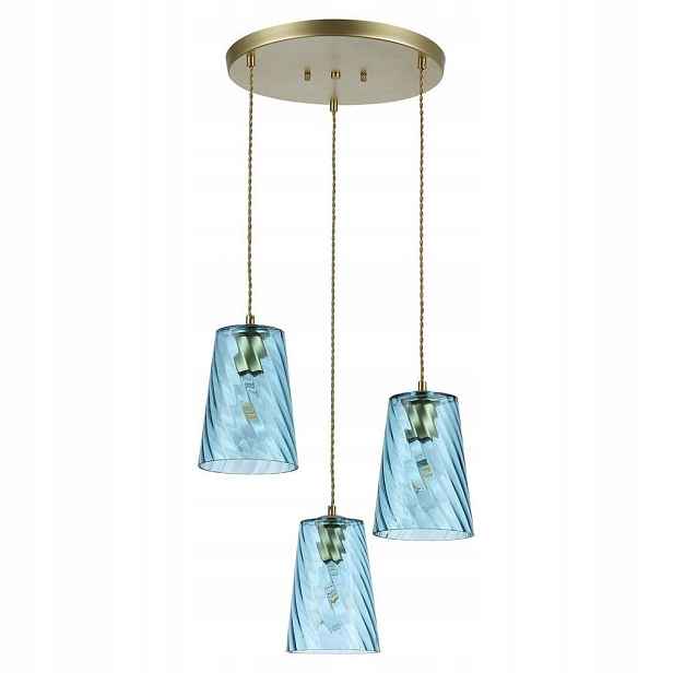 Tříbodová klimatická závěsná lampa Azurine
