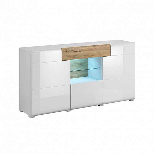 Petits-meubles SIDEBOARD Jules Bílá a dřevo