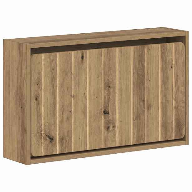 vidaXL Nástěnná skříň na boty ZWOLLE 71 x 17 x 43 cm Kompozitní dřevo