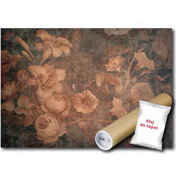 Vinylová Fototapeta Květiny Vintage Retro 152x104